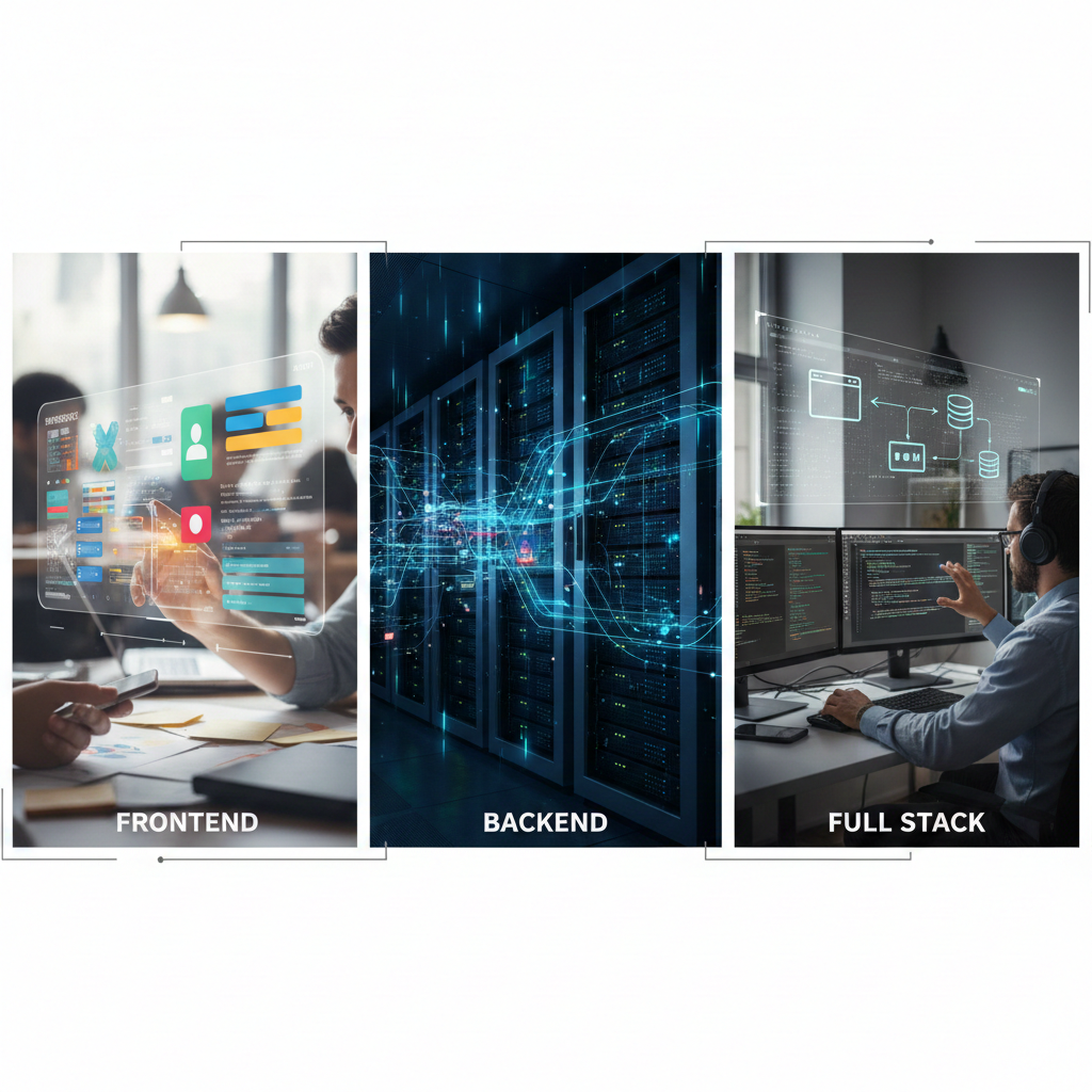 Frontend vs Backend vs Full Stack Development: Key Differences Explained