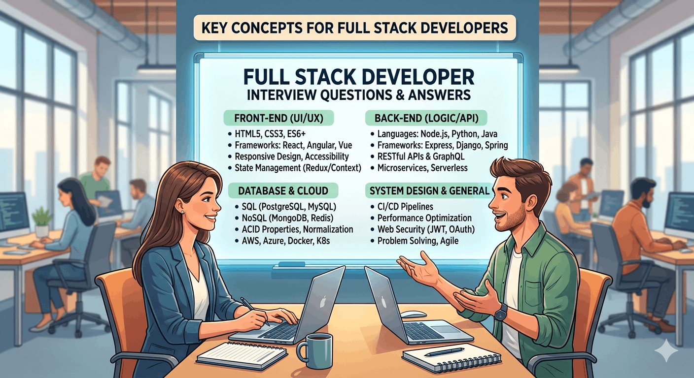 Full Stack Developer Interview Questions & Answers: Complete Preparation Guide