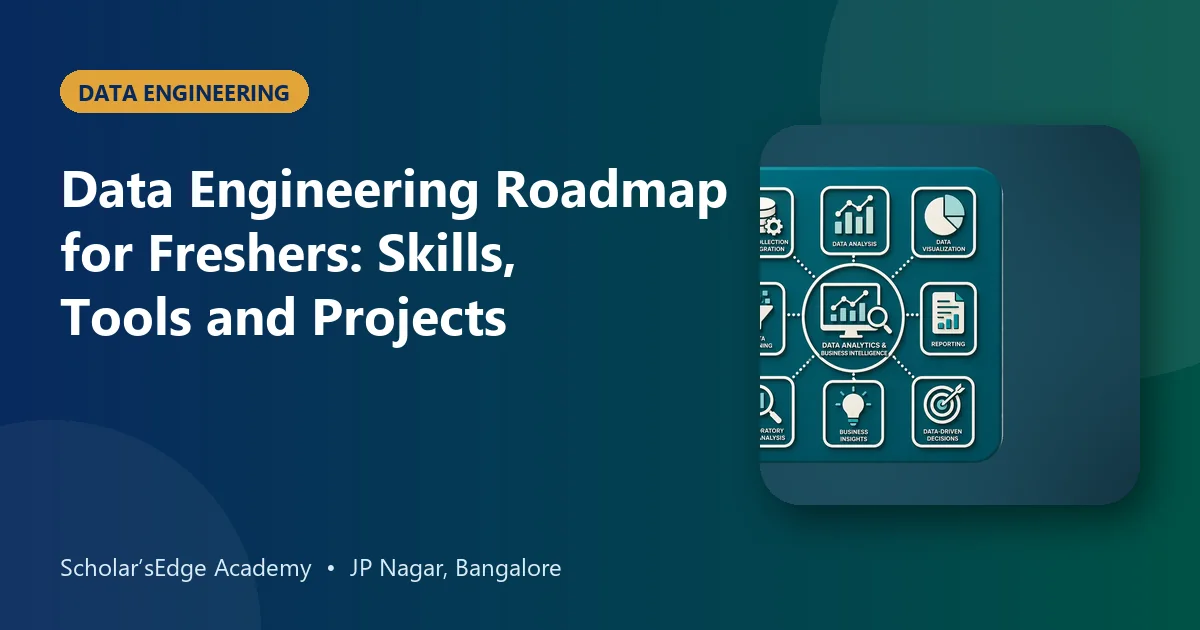 Data Engineering Roadmap for Freshers: Skills, Tools and Projects