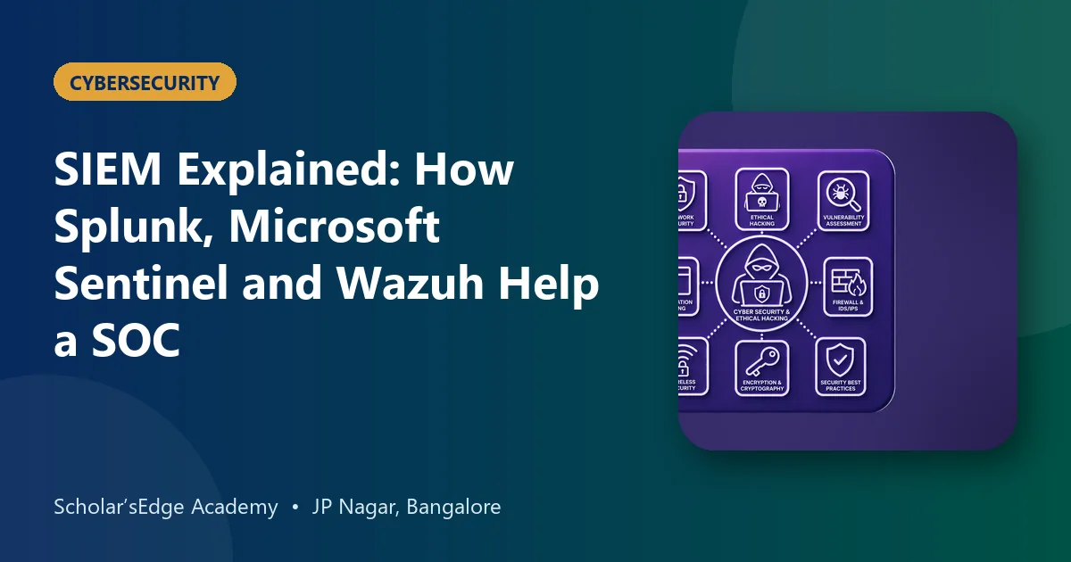 SIEM Explained: How Splunk, Microsoft Sentinel and Wazuh Help a SOC