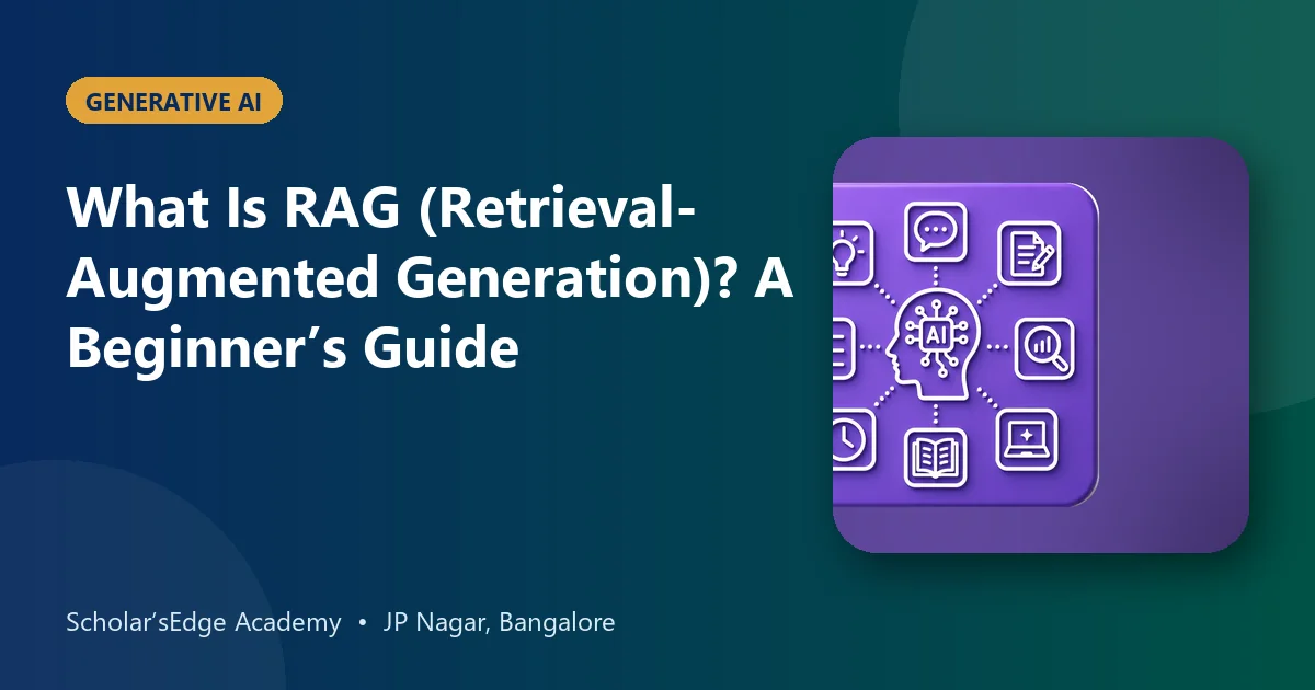 What Is RAG (Retrieval-Augmented Generation)? A Beginner’s Guide